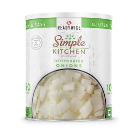 Simple Kitchen Dehydrated Chopped Onions - 250 Serving Can