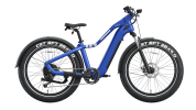 26" Step Over Electric Mountain Bike - Blue