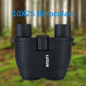 10X25 Portable HD Binocular BAK4 Prism Optical Coated Lens For Outdoor Hunting Camping Travel