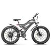 AOSTIRMOTOR 26" 750W Electric Bike Fat Tire 48V 15AH Removable Lithium Battery for Adults RT