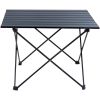 VEVOR Folding Camping Table, Outdoor Portable Side Tables, Lightweight Fold Up Table, Aluminum Alloy Ultra Compact Work Table with Carry Bag