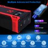 Car Jump Starter with Air Compressor Portable Car Battery Booster with Digital Tire Inflator with 2000mAh Peak Current for 12V Car 6.5L Gas or 4.0L Di