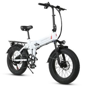 20 inch folding fat tires 500w motor suspension fork high speed dual-purpose mountain city land electric bike