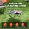 VEVOR Folding Camping Table, Outdoor Portable Side Tables, Lightweight Fold Up Table, Aluminum Alloy Ultra Compact Work Table with Carry Bag