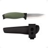 Fixed Blade Camping Knife with Rotatable Sheath, 4.1 Inch Stainless Steel Blade Fishing Knife with Non-Slip Grip, Suitable for Outdoor, Survival