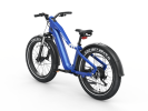 26" Step Over Electric Mountain Bike - Blue