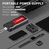 DBPOWER 2500A 21800mAh Portable Car Jump Starter- for up to 8.0L Gasoline/6.5L Diesel Engines, Portable 12V Auto Battery Booster, Power Pack