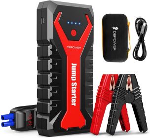 DBPOWER G16 2000A 20800mAh Portable Car Jump Starter(UP to 8.0L Gas/6.5L Diesel Engines) 12V Auto Lithium-Ion Battery Booster with Smart Clamp Cables