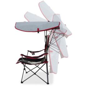 Original Canopy Chair - Foldable Chair for Camping;  Tailgates;  and Outdoor Events - Black Stripe