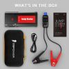 DBPOWER 2500A 21800mAh Portable Car Jump Starter- for up to 8.0L Gasoline/6.5L Diesel Engines, Portable 12V Auto Battery Booster, Power Pack