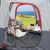 430*430*210cm Polyester Cloth Fiberglass Poles Can Accommodate 14 People Camping Tent Red And White