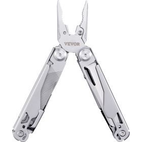 VEVOR 17-In-1 Multitool Pliers, Multi Tool Pliers, Cutters, K-nife, Scissors Ruler, Screwdrivers, Wood Saw