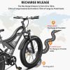 AOSTIRMOTOR 26" 750W Electric Bike Fat Tire 48V 15AH Removable Lithium Battery for Adults RT