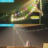 32.8 ft Waterproof Retractable Strip Light Soloar Powered LED String Lights for Outdoor, Camping, tent, garden, Patio