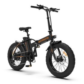 AOSTIRMOTOR Folding Electric Bicycle 500W Motor 20" Fat Tire With 36V/13Ah Li-Battery