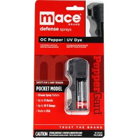 Mace® Pocket Model Pepper Spray (Options: Black)