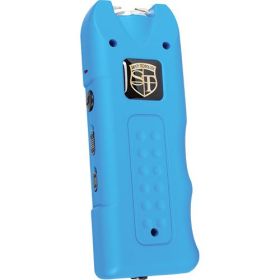 80,000,000 volt MultiGuard Stun Gun Alarm and Flashlight with Built in Charger (Options: Blue)