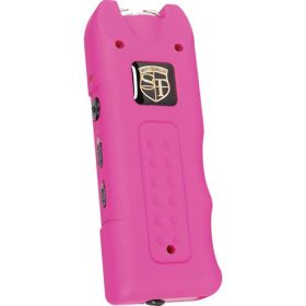 80,000,000 volt MultiGuard Stun Gun Alarm and Flashlight with Built in Charger (Options: Pink)