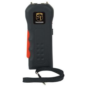 Trigger 75,000,000 Stun Gun Flashlight with Disable Pin. (Color: Black)