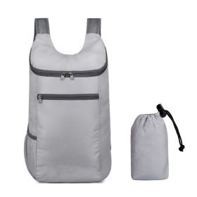 Outdoor Sports Bag for Camping Hiking Mountaineering Fishing Cycling (Color: GRAY, Type: Sports Bag)