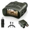 Night Vision Goggles - 4K Night Vision Binoculars For Adults; Camouflage 3'' Large Screen Binoculars Can Save Photo And Video With Rechargeable Lithiu