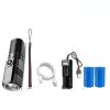 Mini LED Flashlight; Rechargeable Portable & Zoomable Light For Outdoor Hiking Camping & Emergency; Sports & Outdoor Supplies