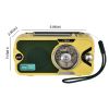 3600mAh Emergency Crank &NOAA Weather Radio; Hand Crank/Solar/USB Charging; Portable Radio With (AM FM /WB); Radio With Other Function For BT Speaker