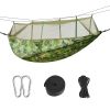 Camping Hammock with Mosquito Net, Portable Double Hammock Tent Load Two People with 2 Straps, Best for Outdoor Garden Hiking Travel