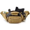 Tactical Fanny Pack For Men Concealed Carry Bag Military Waist Bag Traveling Waist Pouch with Adjustable Strap Quick Release for Camping Hiking