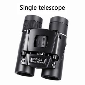 500X25 / 300X25 Professional Folding Small Compact Lightweight Binoculars; Long Range Zoom Telescope With Storage Bag For Hiking Hunting Travel Super (Items: 300x25)