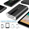 12000mAh Portable Charger with Dual USB Ports 3.1A Output Power Bank Ultra-Compact External Battery Pack