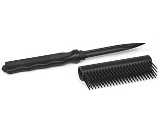 Plastic Brush Knife (Options: Black Color)