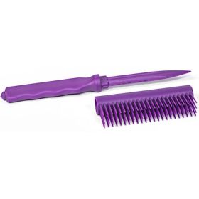 Plastic Brush Knife (Options: Purple Color)