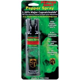 Pepper Shot 1.2% MC 4 oz pepper spray (Options: Fogger)