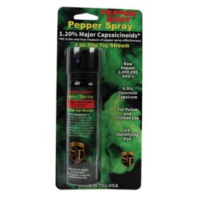 Pepper Shot 1.2% MC 4 oz pepper spray (Options: stream flip top)