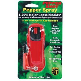 Pepper Shot 1.2% MC 1/2 oz Halo Holster (Options: Red)