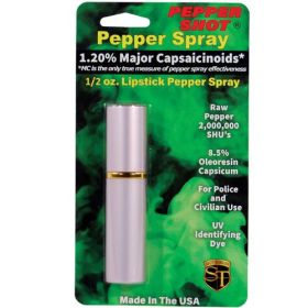 Pepper Shot 1.2% MC 1/2 oz lipstick pepper spray (Options: Pink)