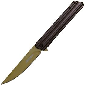 8.5" Assisted Open Pocket Knife (Options: Gold)