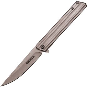 8.5" Assisted Open Pocket Knife (Options: Silver)