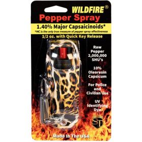 WildFire 1.4% MC 1/2 oz Halo Holster (Options: Leopard Black/Orange)