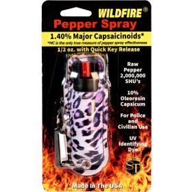 WildFire 1.4% MC 1/2 oz Halo Holster (Options: Leopard Black/Purple)